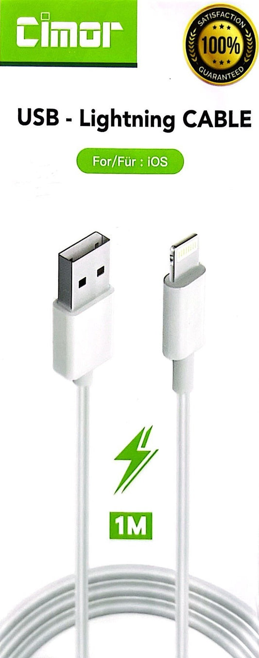Cimor USB A zu Lightning Kabel 1m