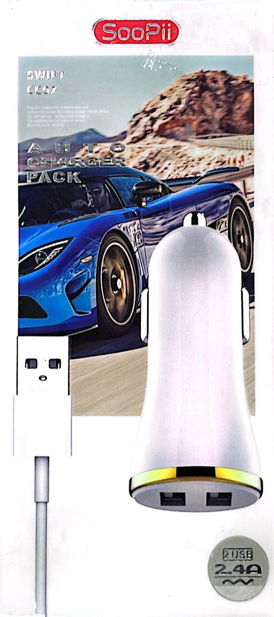 SooPii Auto Kabelanschluss mit 2 mal USB A